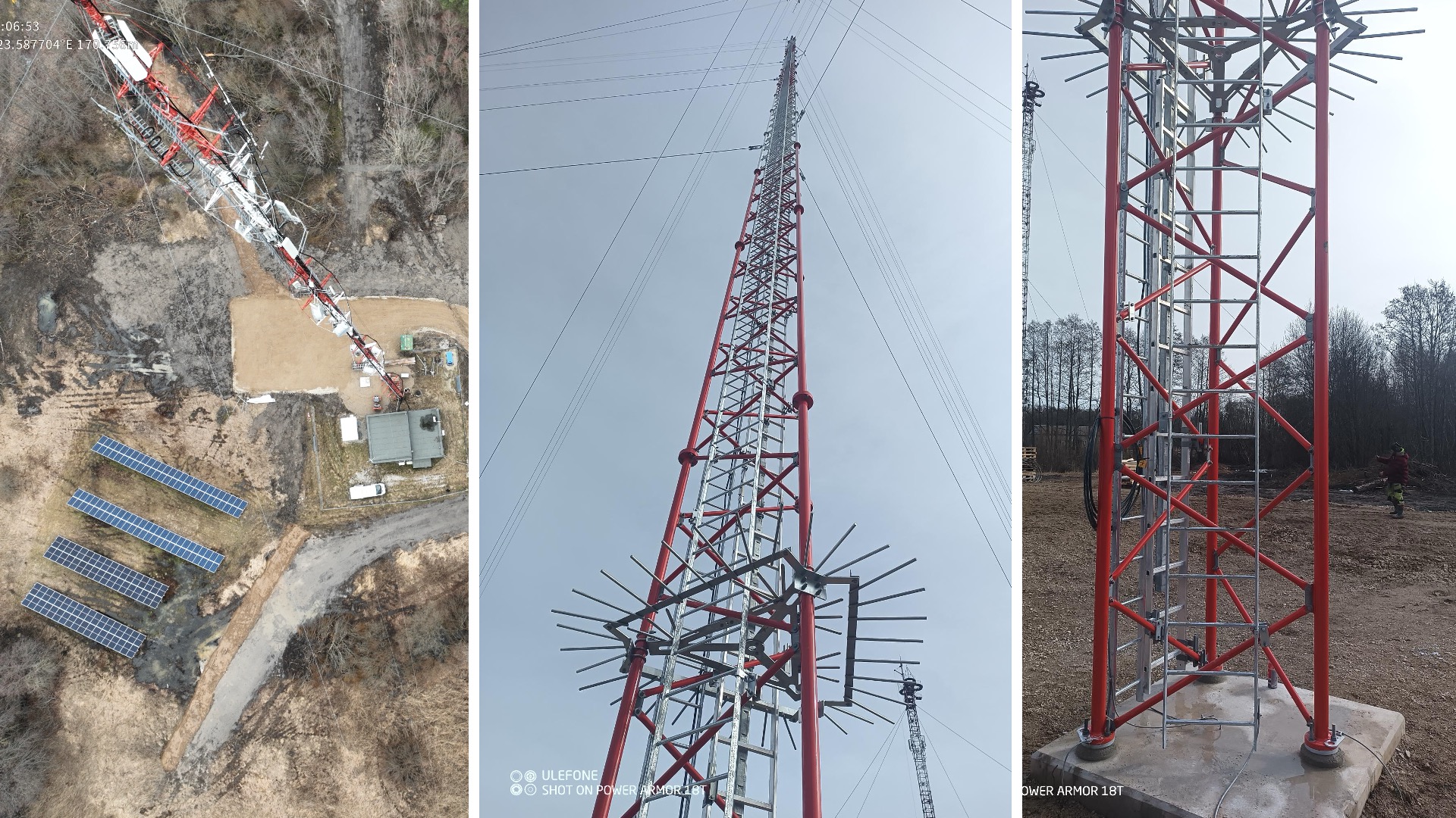 New 126-meter broadcasting tower installed to cover Western Estonia